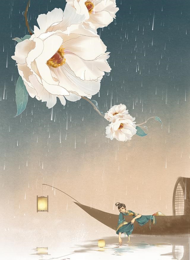 一組唯美古風(fēng)圖片：一人一花一世界！