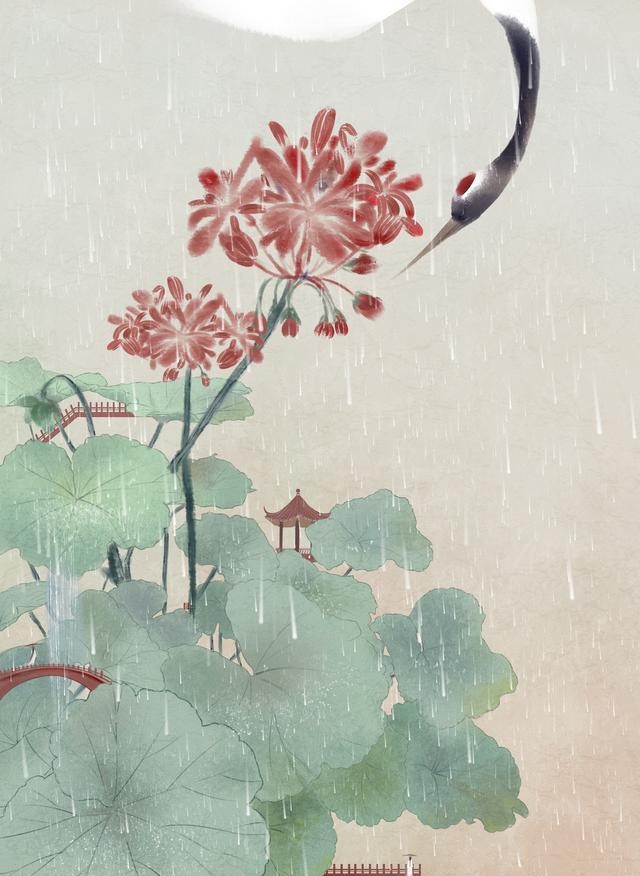一組唯美古風(fēng)圖片：一人一花一世界！