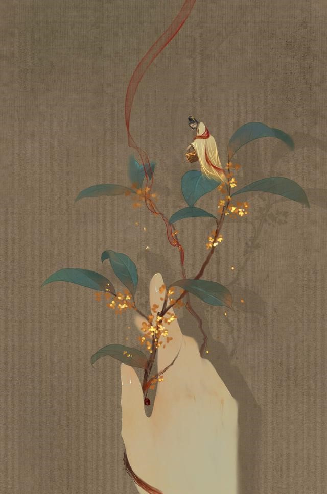 一組唯美古風(fēng)圖片：一人一花一世界！