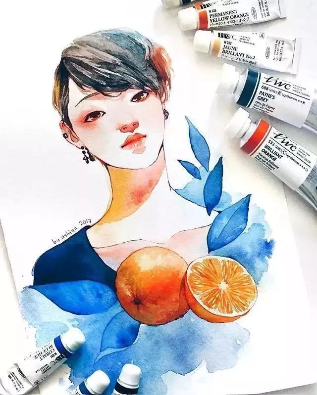 37款唯美水彩插畫(huà)：不一樣的色彩視覺(jué)！