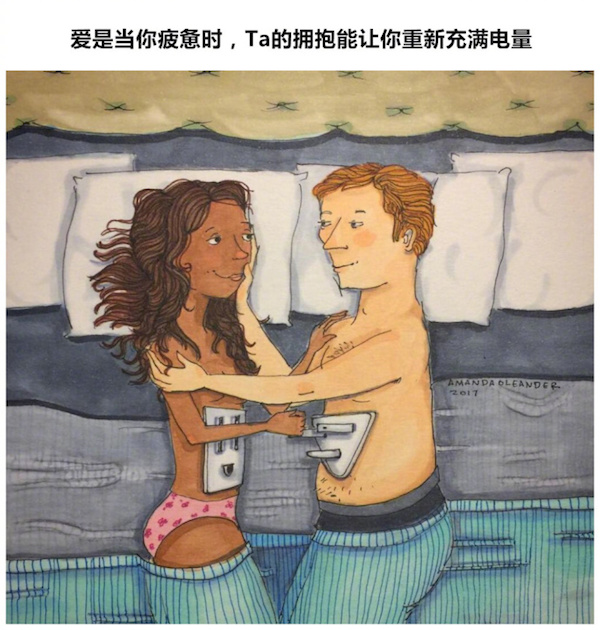 漫畫師Amanda Oleander ：羞羞的、溫馨的情侶日常