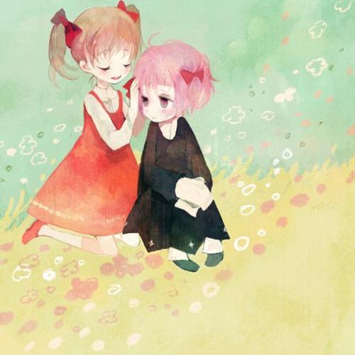 4款可愛的插畫圖片，淡雅唯美插畫