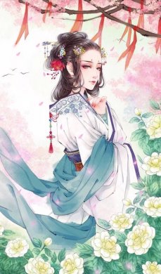 5款唯美古風(fēng)圖片：桃花盡日隨流水