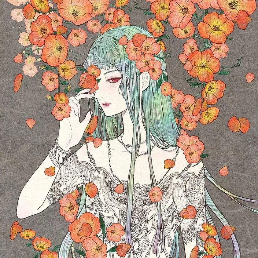 好美的水彩插畫，夢(mèng)幻奇妙的插畫設(shè)計(jì)
