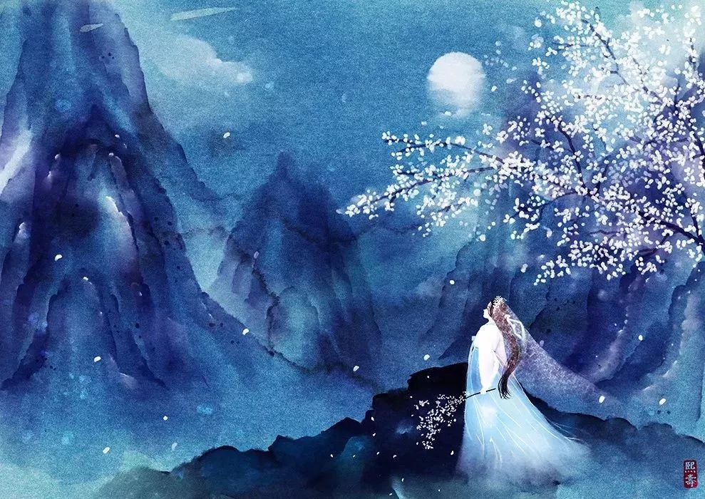 好美的水彩插畫，夢(mèng)幻奇妙的插畫設(shè)計(jì)