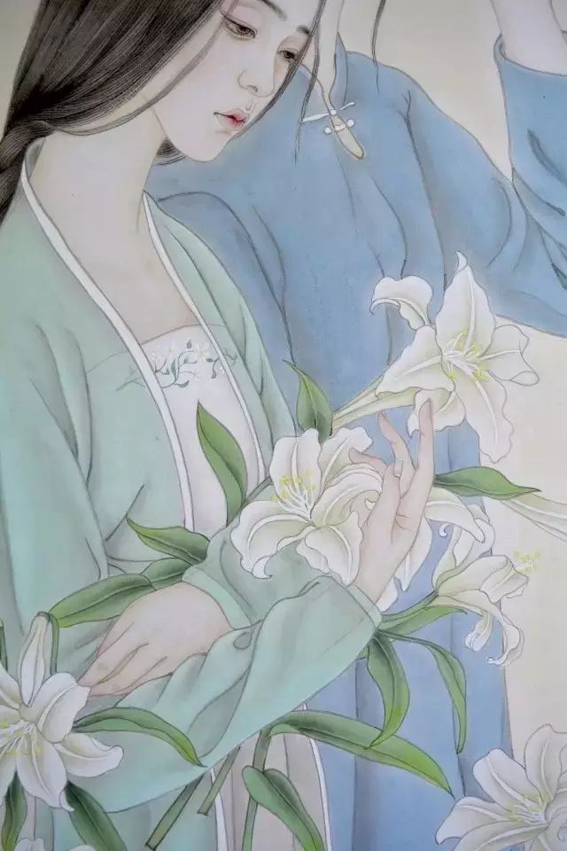 古風(fēng)詩意手繪插畫：一場風(fēng)花雪月任飄搖美！