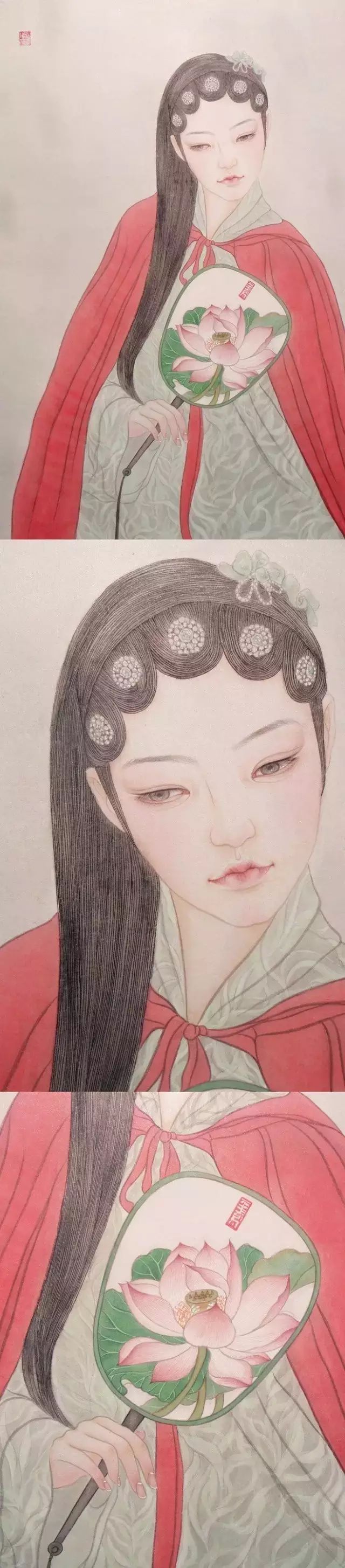 古風(fēng)詩意手繪插畫：一場風(fēng)花雪月任飄搖美！