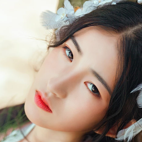 輕舞霓海神之女頭像，唯美古風(fēng)真人頭像
