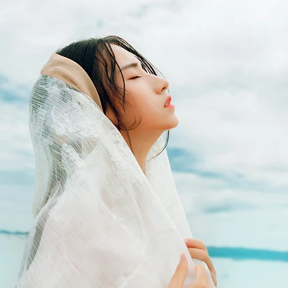 輕舞霓海神之女頭像，唯美古風(fēng)真人頭像