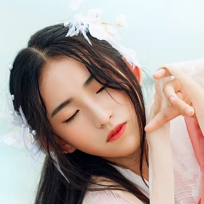 輕舞霓海神之女頭像，唯美古風(fēng)真人頭像