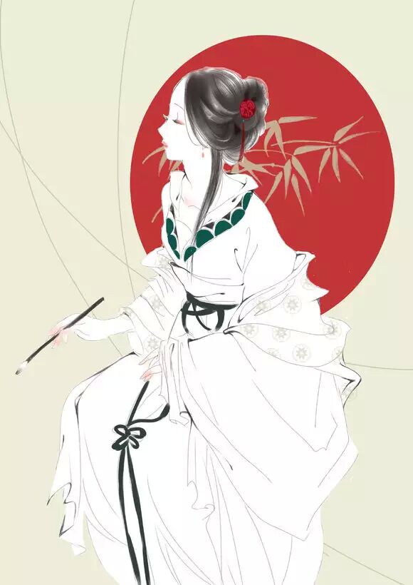 唯美古風(fēng)圖片:寒月退霜風(fēng)滿樓，夜靜人幽滿腔愁