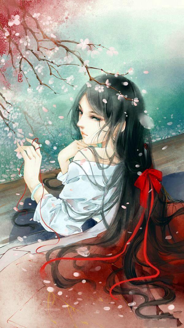 唯美古風(fēng)圖片：一句君無戲言，妾等百年