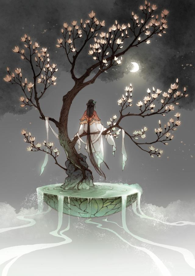 唯美古風(fēng)圖片：一句君無戲言，妾等百年