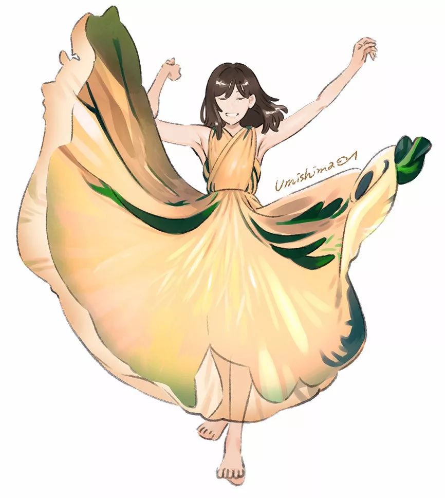 超唯美優(yōu)雅插畫，清新亮麗的手繪插畫