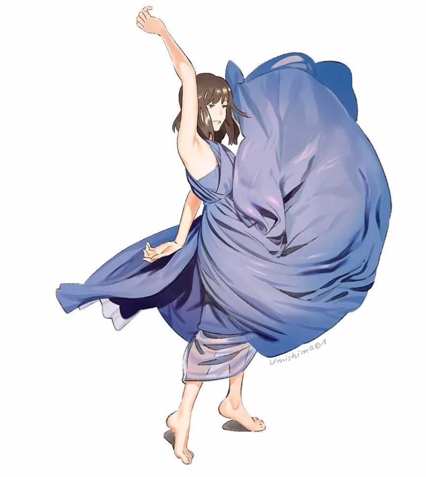 超唯美優(yōu)雅插畫，清新亮麗的手繪插畫