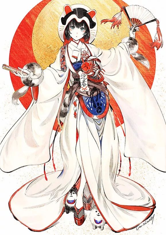 超唯美優(yōu)雅插畫，清新亮麗的手繪插畫