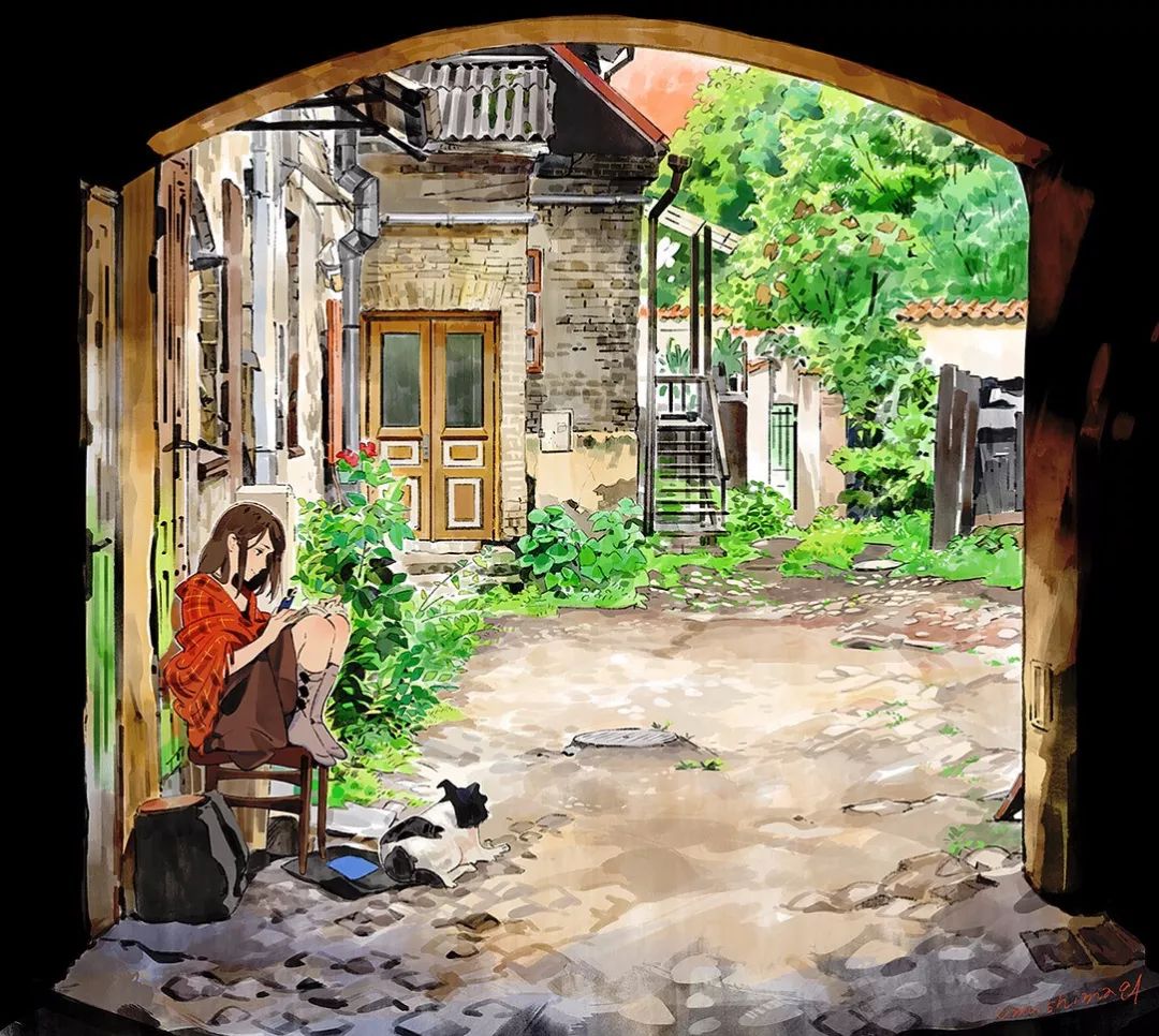 超唯美優(yōu)雅插畫(huà)，清新亮麗的手繪插畫(huà)