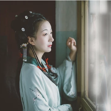 古典氣息帶傘女生頭像，唯美古風(fēng)真人頭像