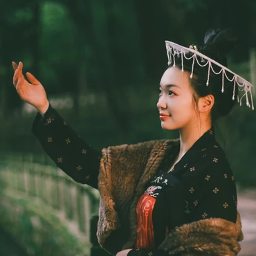 優(yōu)雅時尚女生頭像，唯美古風真人頭像