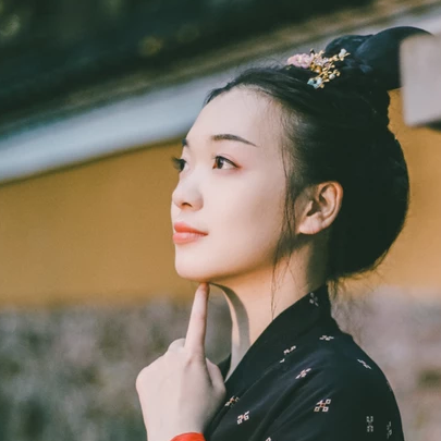 優(yōu)雅時尚女生頭像，唯美古風真人頭像