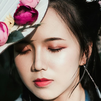 古典淡雅帶團(tuán)扇頭像，唯美古風(fēng)真人頭像