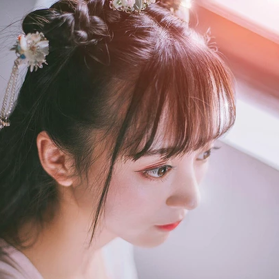 清新文藝女生頭像，唯美古風(fēng)真人頭像