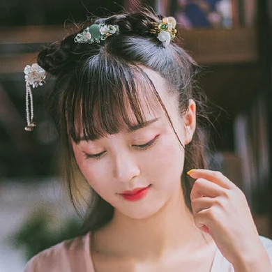 清新文藝女生頭像，唯美古風(fēng)真人頭像