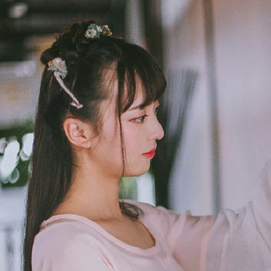 清新文藝女生頭像，唯美古風(fēng)真人頭像