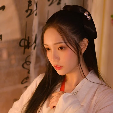 淡雅美人頭像，唯美古風真人頭像