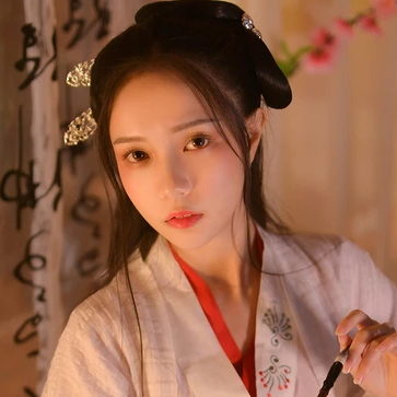 淡雅美人頭像，唯美古風真人頭像