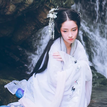 清秀女生頭像，唯美古風(fēng)真人頭像