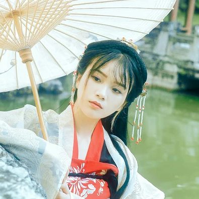 優(yōu)雅時(shí)尚古風(fēng)頭像，唯美古風(fēng)真人女子頭像
