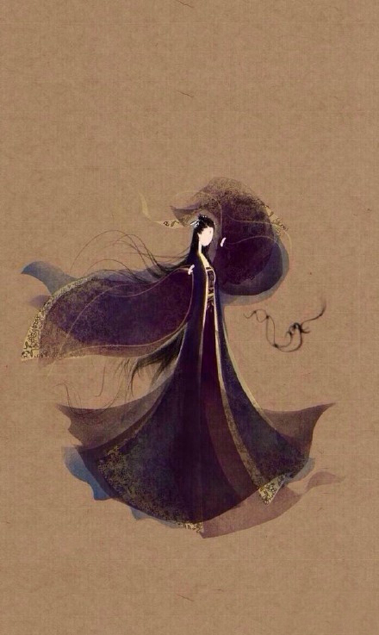 經(jīng)典古風(fēng)電視劇插畫，人生若只如初見
