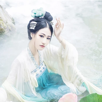 夢中鏡時尚典雅，唯美古風真人頭像