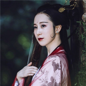 庭院深深思幾許古風女子頭像，古風真人頭像