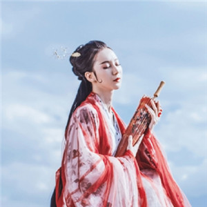庭院深深思幾許古風女子頭像，古風真人頭像