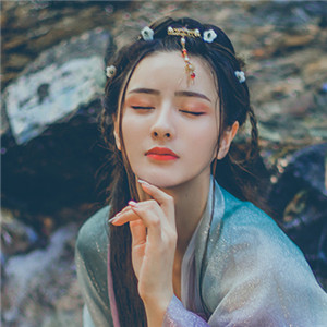 星輝光影漢服古風(fēng)女子頭像，妖媚女生頭像
