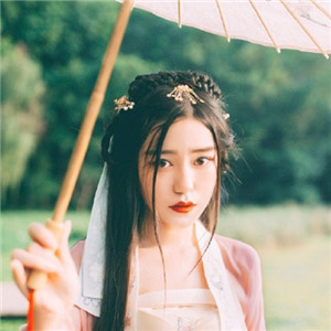 灼灼風姿古風真人頭像，好看的女生qq頭像
