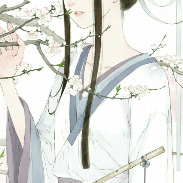 清雅風(fēng)格古典女生頭像，動(dòng)漫水彩古風(fēng)頭像