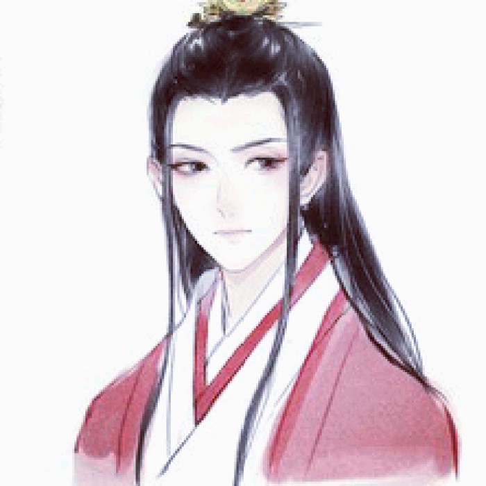 雅致男子古風(fēng)頭像，劍眉星目古典男生頭像