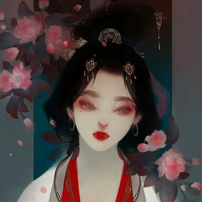 妖氣古風(fēng)女子頭像，唯美古典qq頭像