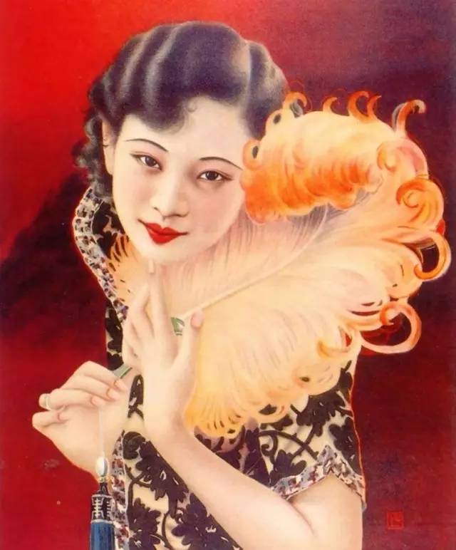 獨(dú)特中國(guó)美，最美插畫，膚如凝脂珠圓玉潤(rùn)民國(guó)