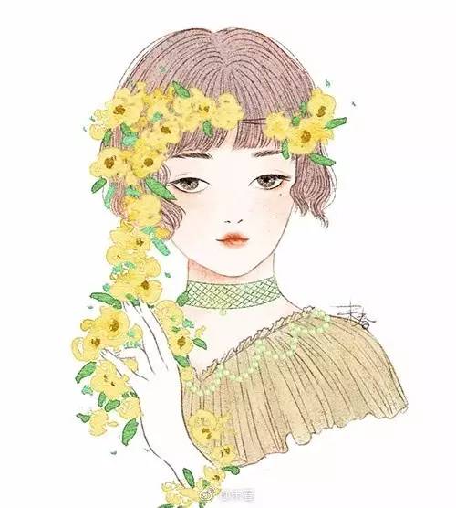 獨(dú)特中國(guó)美，最美插畫，膚如凝脂珠圓玉潤(rùn)民國(guó)
