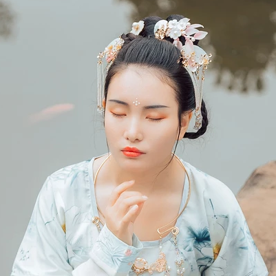并蒂閨蜜頭像，唯美古風(fēng)真人頭像