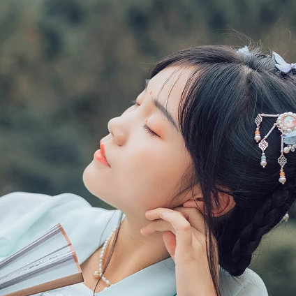 并蒂閨蜜頭像，唯美古風(fēng)真人頭像