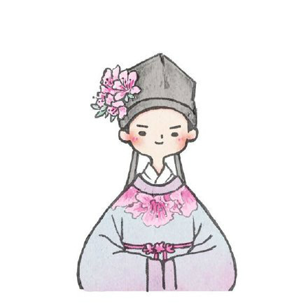 古風(fēng)花卉擬人情人頭像，一組好看的手繪古風(fēng)頭像