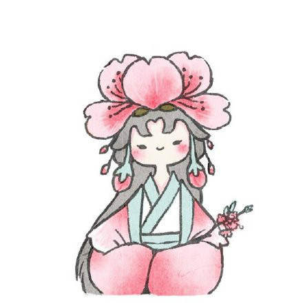 古風(fēng)花卉擬人情人頭像，一組好看的手繪古風(fēng)頭像